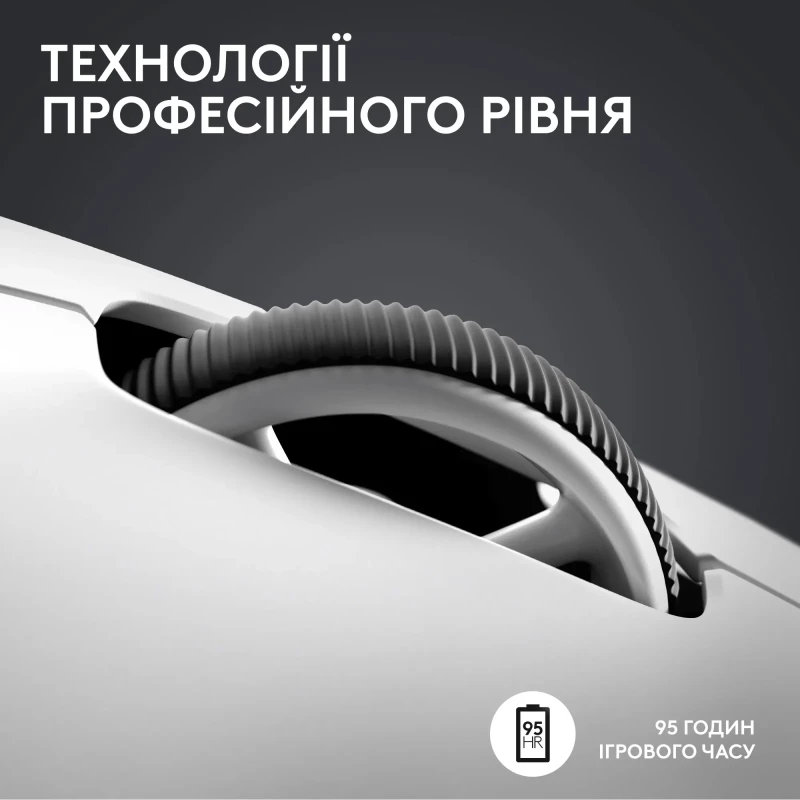 Logitech G Pro X Superlight 2 Lightspeed Wireless White (910-006638) (UA) - Зображення 8