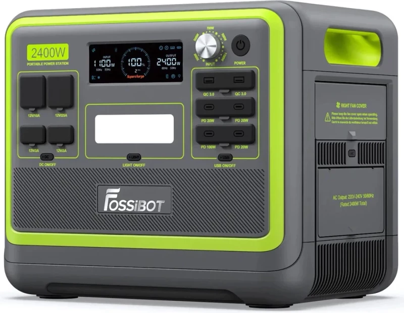 Fossibot F2400 Green (EU) - Зображення 1