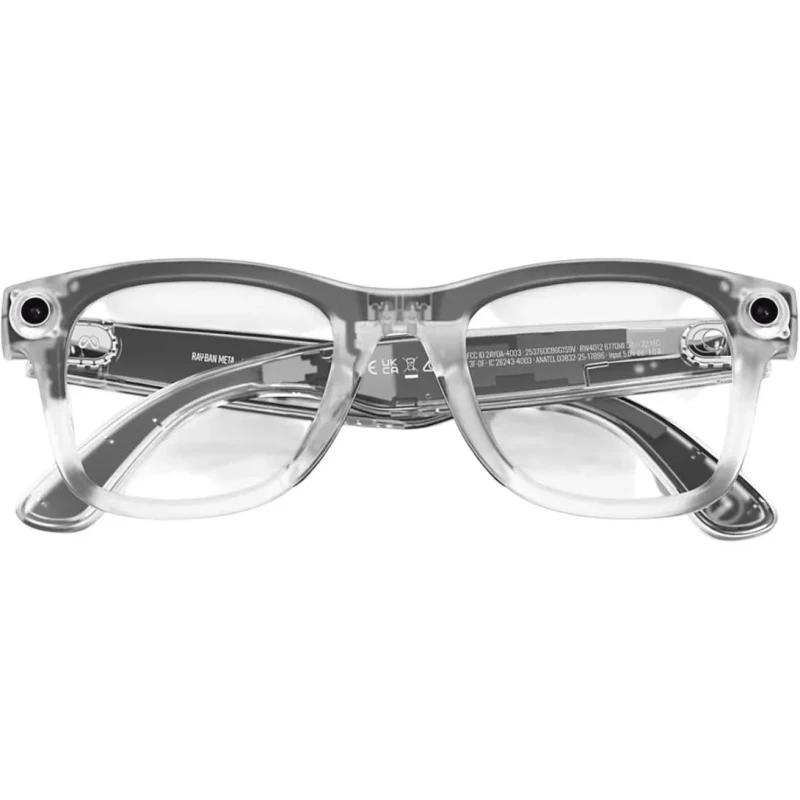 Смарт-очки Ray-Ban Meta Wayfarer Gen 2 Lim.Ed. Stand.Matte Transparent Frame/Clear/Ruby Tr.Lens (RW4012 6770MI 50-22) - Зображення 4
