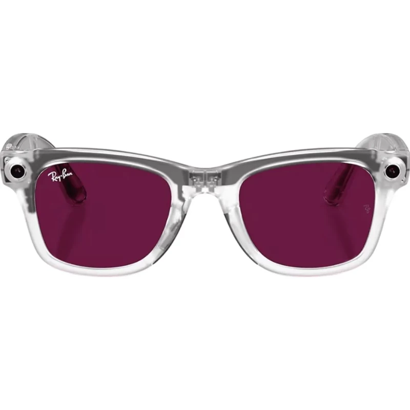 Смарт-очки Ray-Ban Meta Wayfarer Gen 2 Lim.Ed. Stand.Matte Transparent Frame/Clear/Ruby Tr.Lens (RW4012 6770MI 50-22)