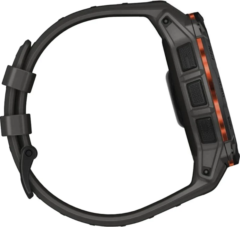 Смарт-часы Garmin Instinct 3 50mm Solar Black with Charcoal Band (010-02935-00) - Зображення 4