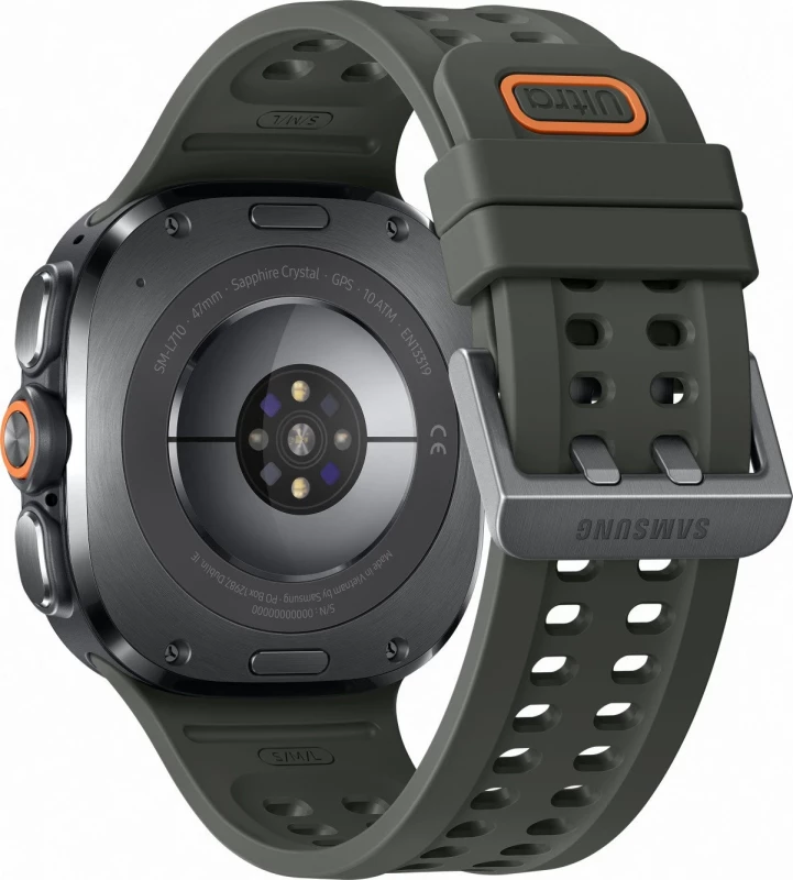 Смарт-часы Samsung Galaxy Watch Ultra2 Titanium Silver 47mm LTE Marine Band Olive S/M/L (SM-L715FZSA) - Зображення 2