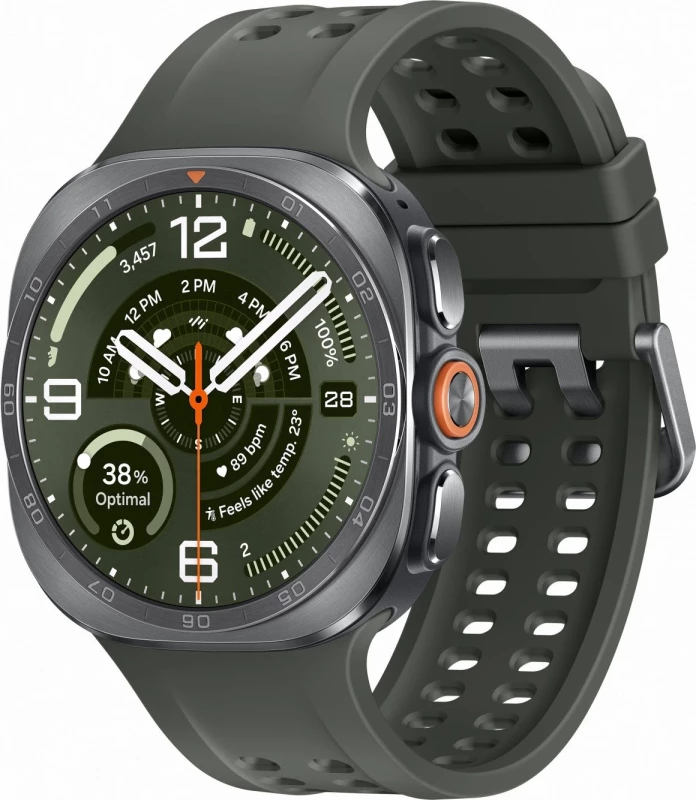 Смарт-часы Samsung Galaxy Watch Ultra2 Titanium Silver 47mm LTE Marine Band Olive S/M/L (SM-L715FZSA)
