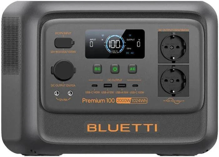 Зарядная станция BLUETTI Premium 100 V2 (1024Wh 2000W) Europe - Зображення 1