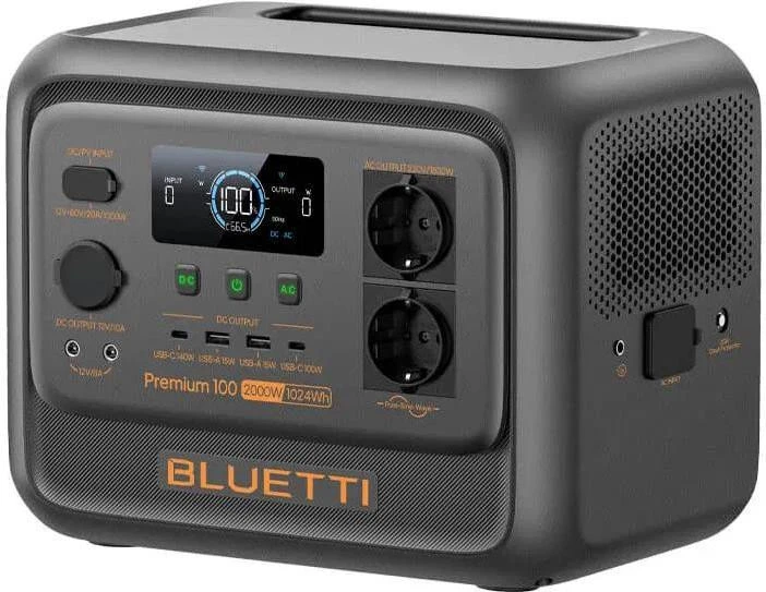 Зарядная станция BLUETTI Premium 100 V2 (1024Wh 2000W) Europe - Зображення 3