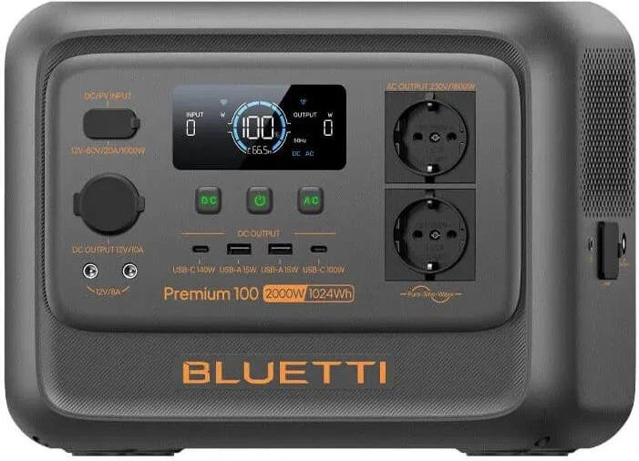 Зарядная станция BLUETTI Premium 100 V2 (1024Wh 2000W) Europe - Зображення 4
