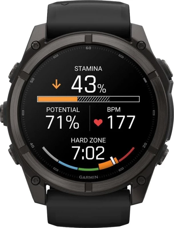 Смарт-часы Garmin Fenix 9 51mm Carbon Gray DLC Titanium with Black Silicone Band (010-04763-10/11) - Зображення 1
