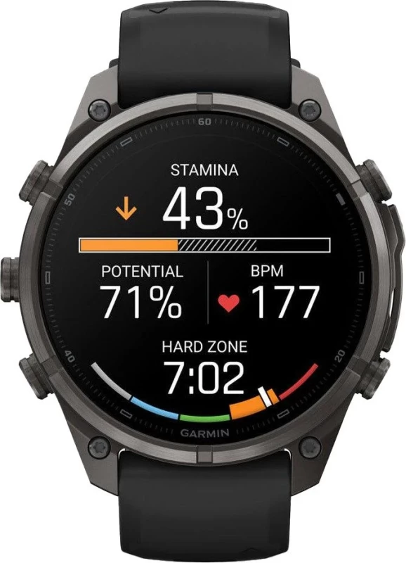 Смарт-часы Garmin Fenix 9 Pro inReach 47mm Carbon Gray DLC Titanium w. Black/Pebble Gray Silicone B. (010-04336-10/11) - Зображення 3