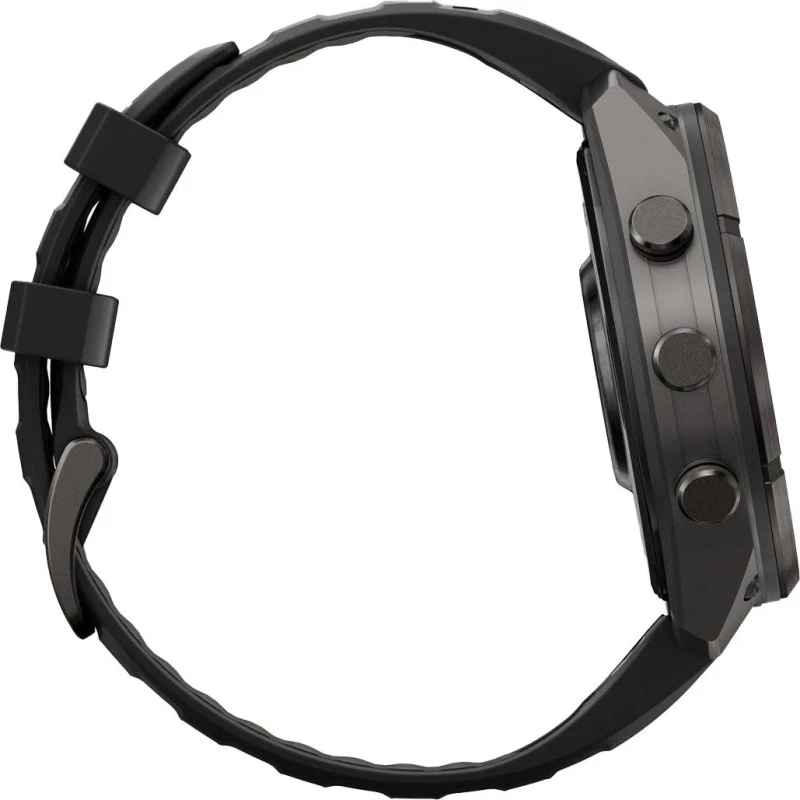 Смарт-часы Garmin Fenix 9 Pro inReach 47mm Carbon Gray DLC Titanium w. Black/Pebble Gray Silicone B. (010-04336-10/11) - Зображення 4