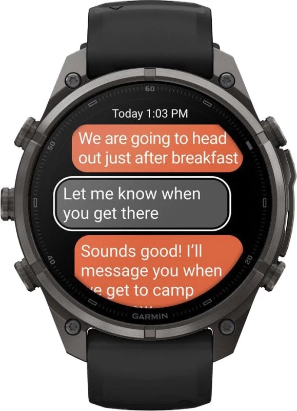 Смарт-часы Garmin Fenix 9 Pro inReach 47mm Carbon Gray DLC Titanium w. Black/Pebble Gray Silicone B. (010-04336-10/11) - Зображення 7
