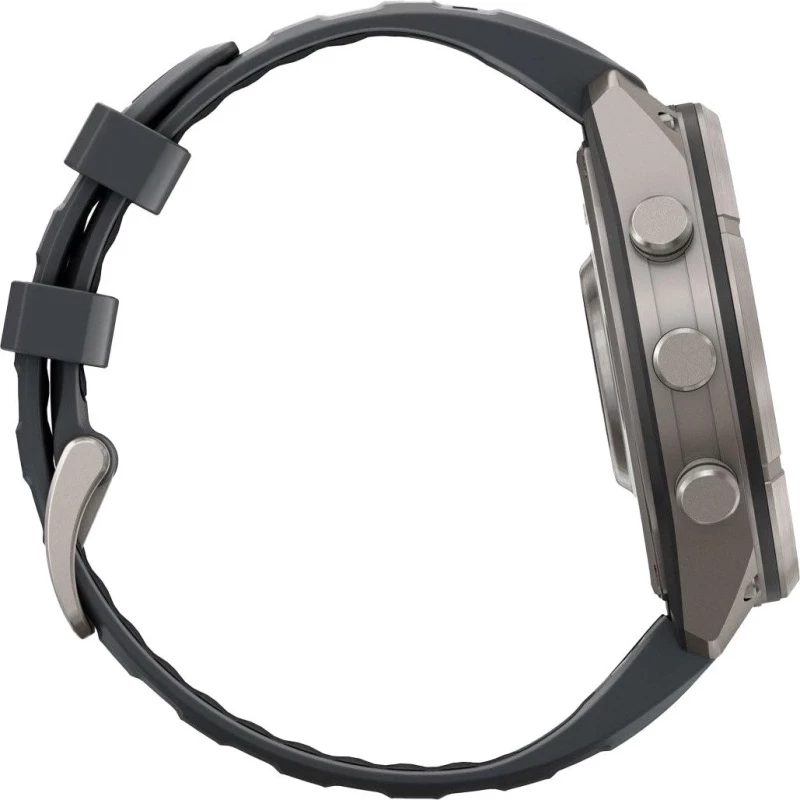 Смарт-часы Garmin Fenix 9 Pro inReach 47mm Titanium with Graphite/Black Silicone Band (010-04336-20/21) - Зображення 4