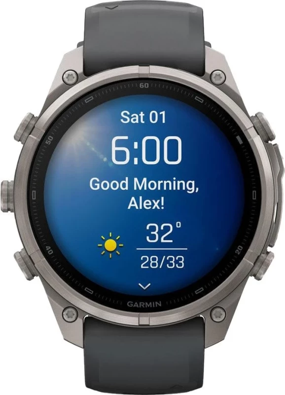 Смарт-часы Garmin Fenix 9 Pro inReach 47mm Titanium with Graphite/Black Silicone Band (010-04336-20/21) - Зображення 9