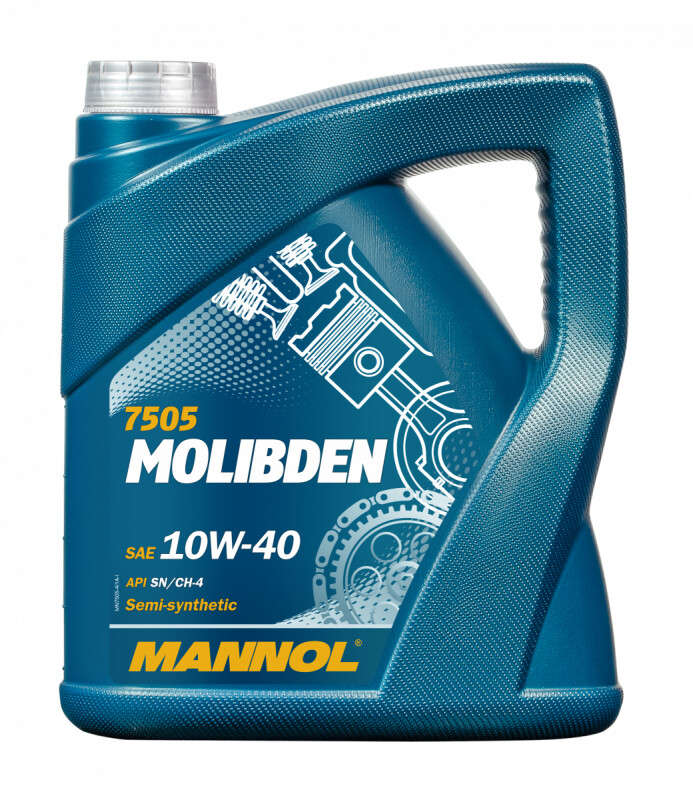 Моторное масло Mannol Molibden 10w40 4л SN/CH-4 - Зображення 1