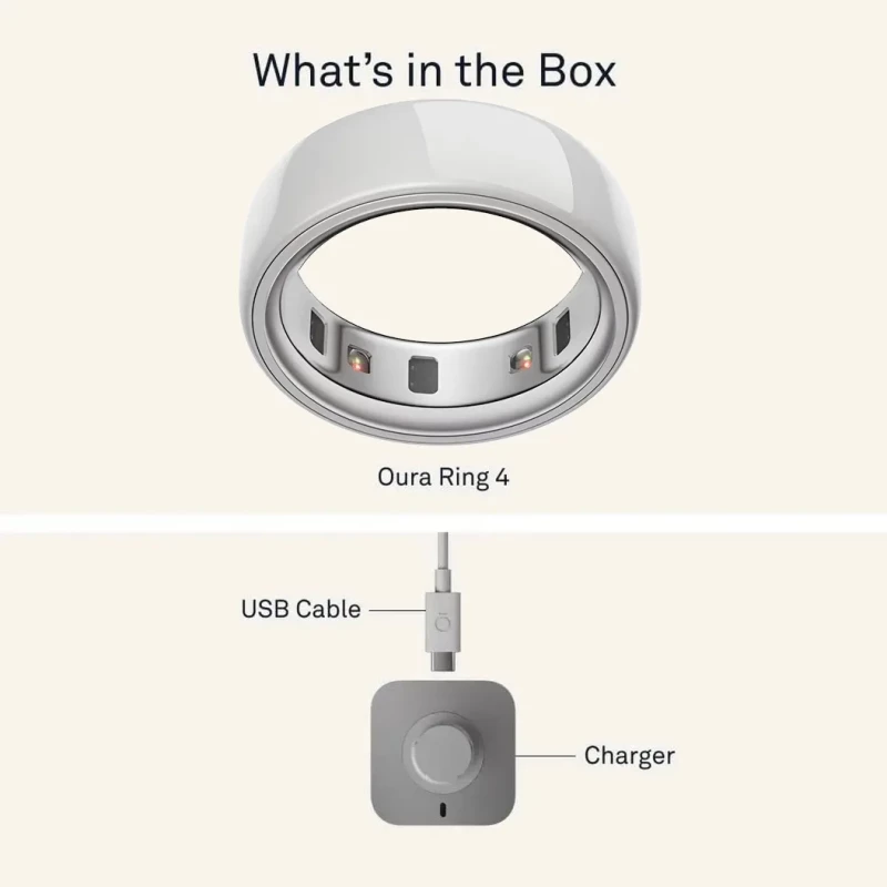 Oura Ring 4 Ceramic Cloud Size 6 (JZ90-57460-06) - Зображення 3