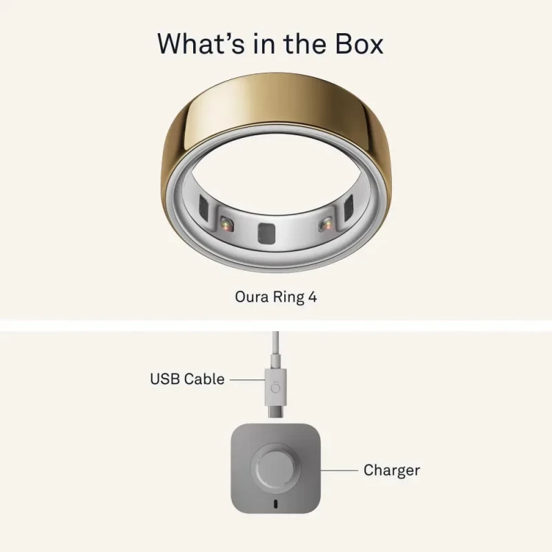Oura Ring 4 Gold Size 8 (JZ90-54216-08) - Зображення 6
