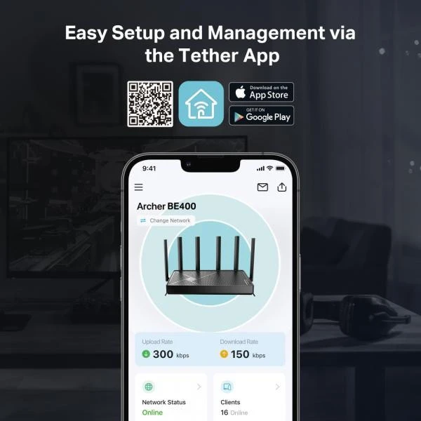 TP-Link Archer BE400 (UA) - Зображення 7