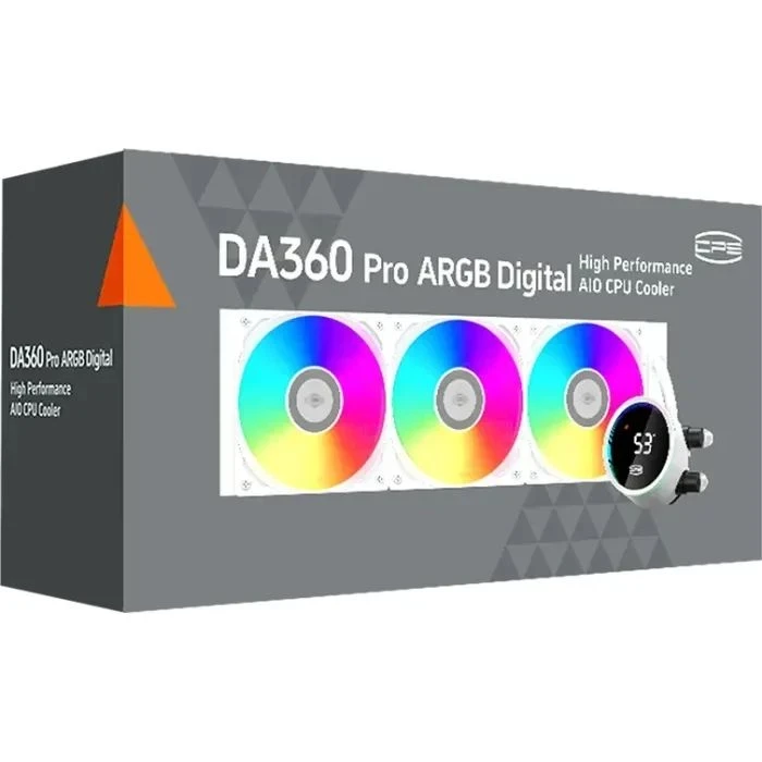 Система жидкостного охлаждения PcCooler DA360 Pro ARGB WH (DA360Pro-WHAWXX-GL) (UA) - Зображення 8
