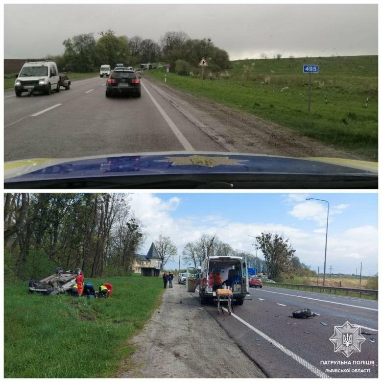 На Львівщині через серйозну ДТП значні затори, - ВІДЕО