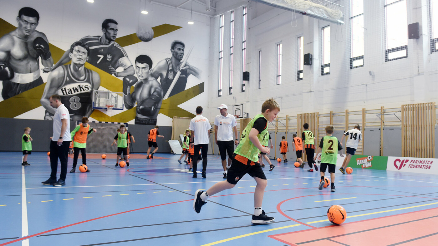 Інклюзивні тренування у Києві, фото надані ФК "Шахтар"