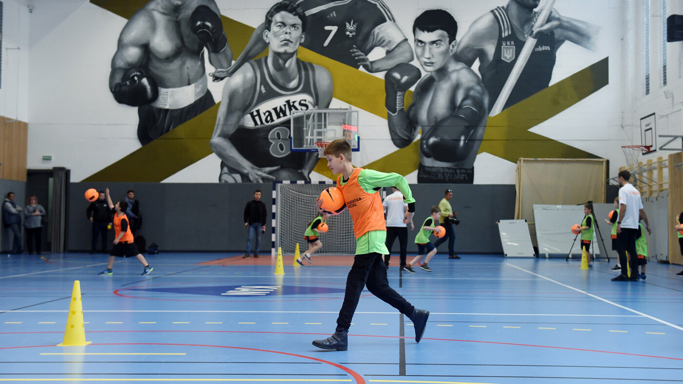 Інклюзивні тренування у Києві, фото надані ФК "Шахтар"