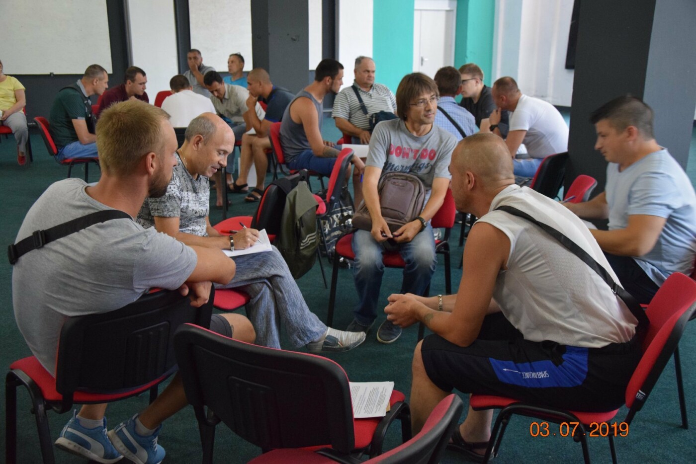 Курс для ветеранів АТО, фото надані організаторами Курс для ветеранів АТО, фото надані організаторами