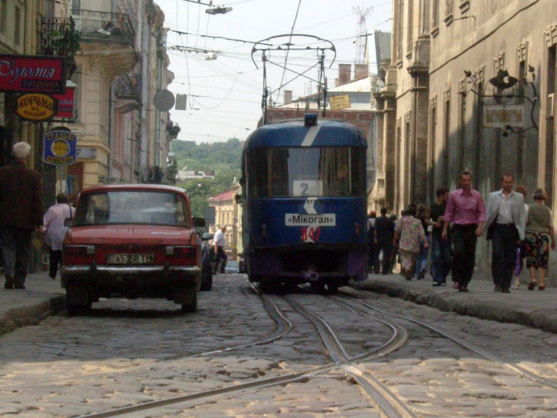 Радянський трамвай, 2005 та 2013 рік, LvivStory, Вікіпедія