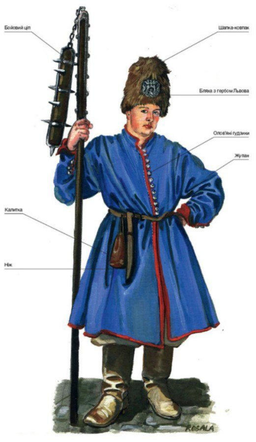 Ціпак-охоронець, фото з сайту Фотографії старого Львова
