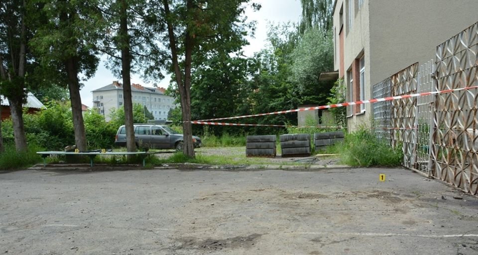 Стрілянина у Дрогобичі, фото поліції Стрілянина у Дрогобичі, фото поліції