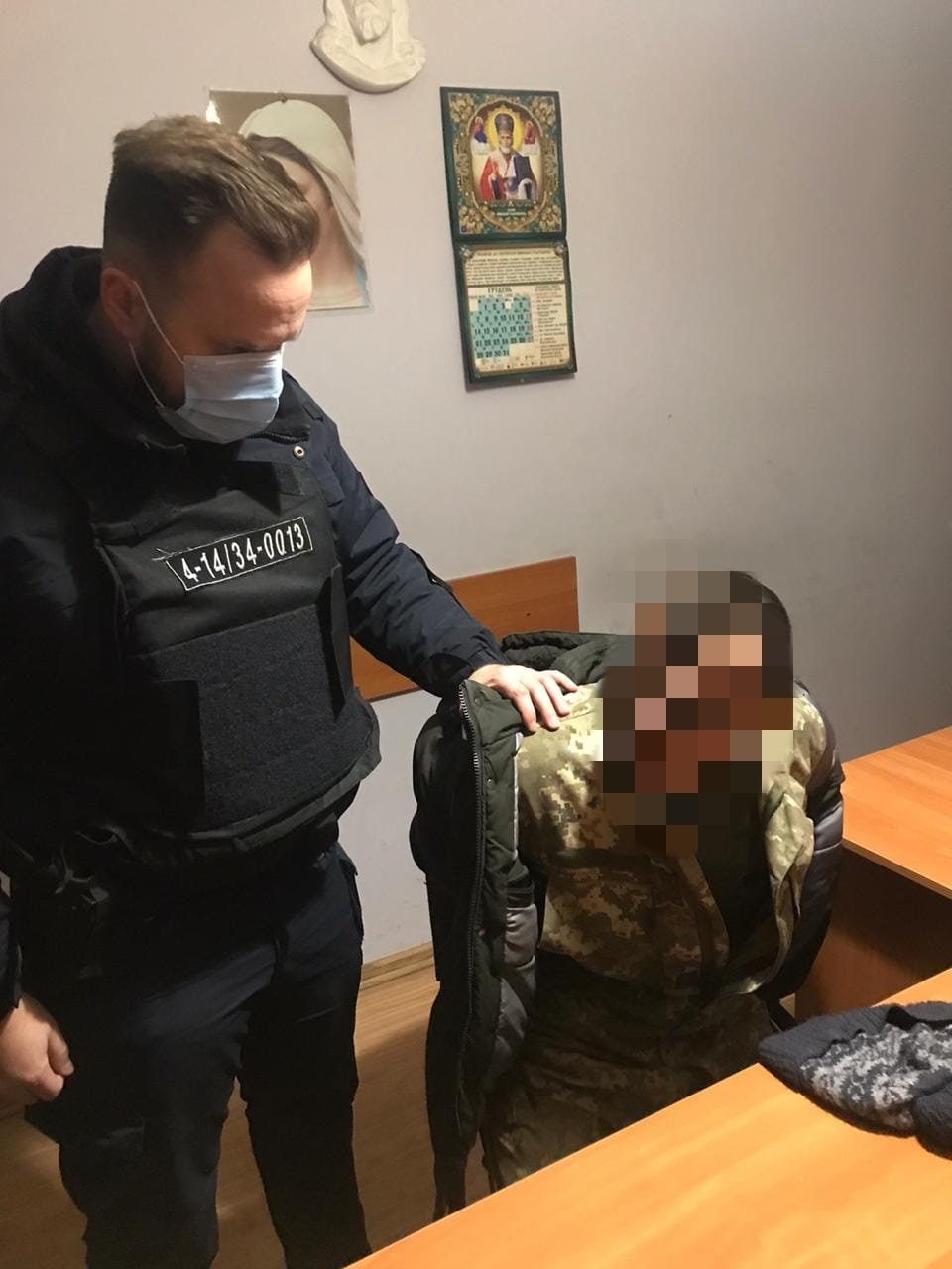Затримання чоловіка, що підпалив відділ поліції у Новояворівську