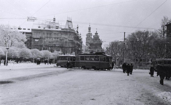 Зимовий Львів у 1960 році, Фото - Юліан Дорош