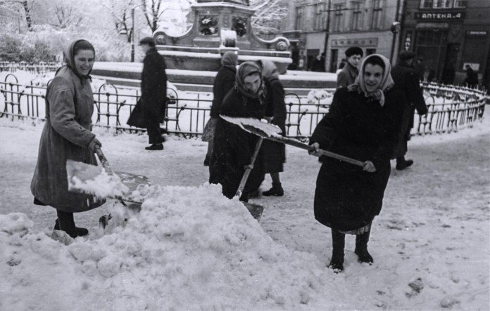 Зимовий Львів у 1960 році, Фото - Юліан Дорош