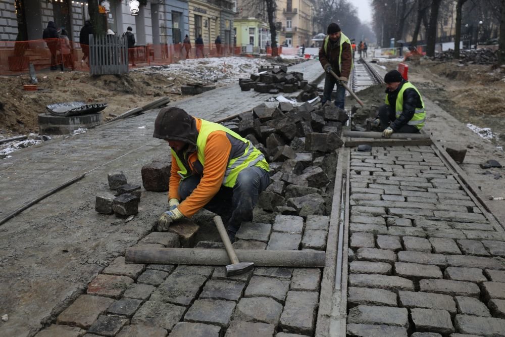 Ремонт вулиці Бандери, Фото: ЛМР