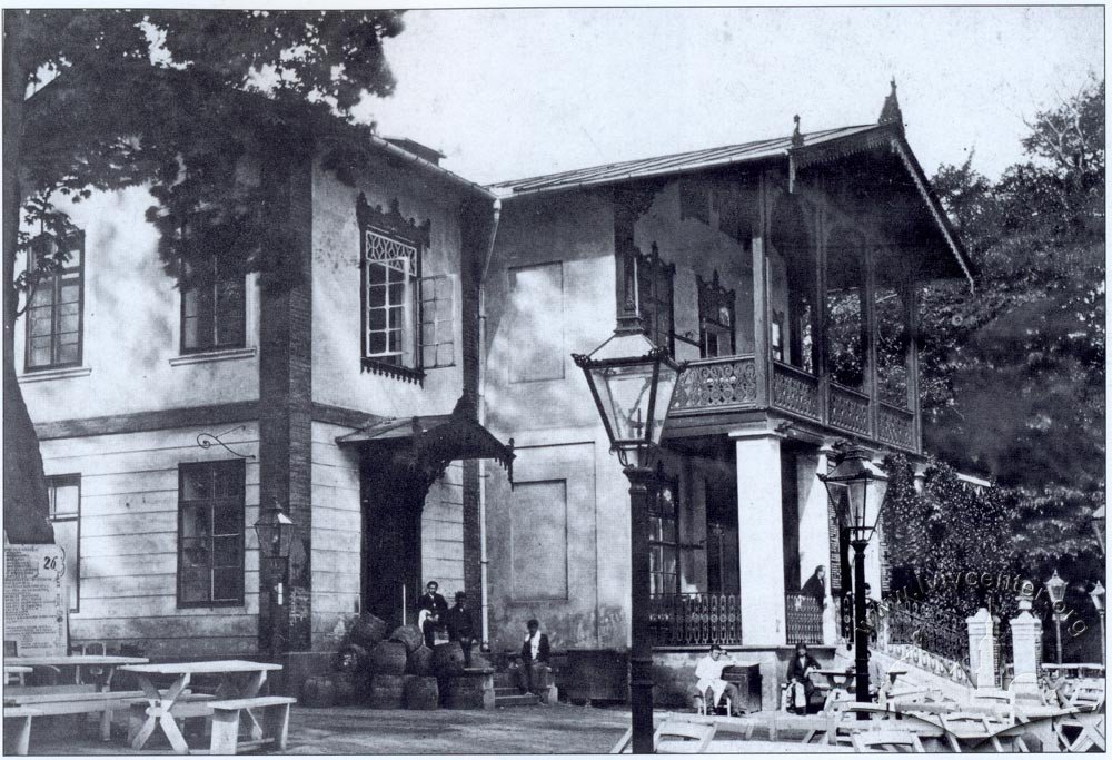 Ресторан (тепер Болгарське консульство) у 1900 р. Ресторан (тепер Болгарське консульство) у 1900 р., Фото: photo-lviv.in.ua