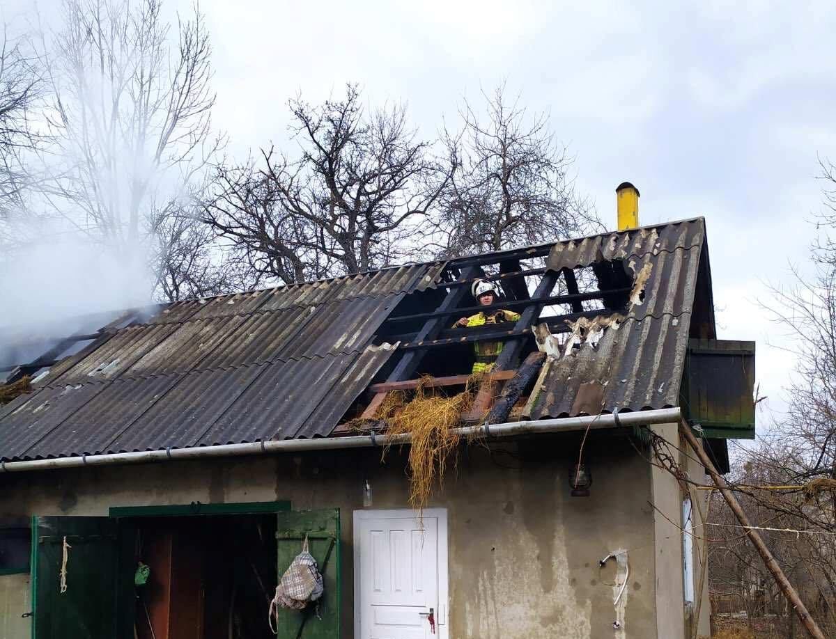 Пожежа на Львівщині, Фото: ДСНС у Львівській області