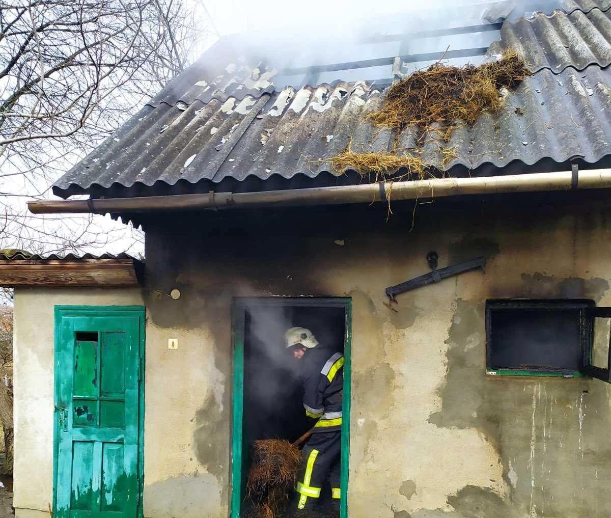 Пожежа на Львівщині, Фото: ДСНС у Львівській області