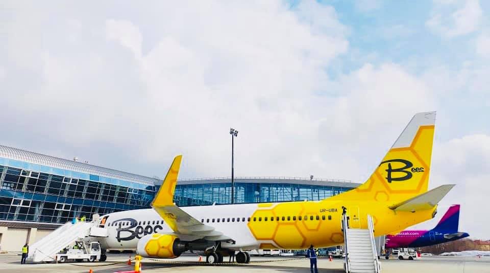 Літак авіакомпанії Bees Airline вперше прилетів до Львова