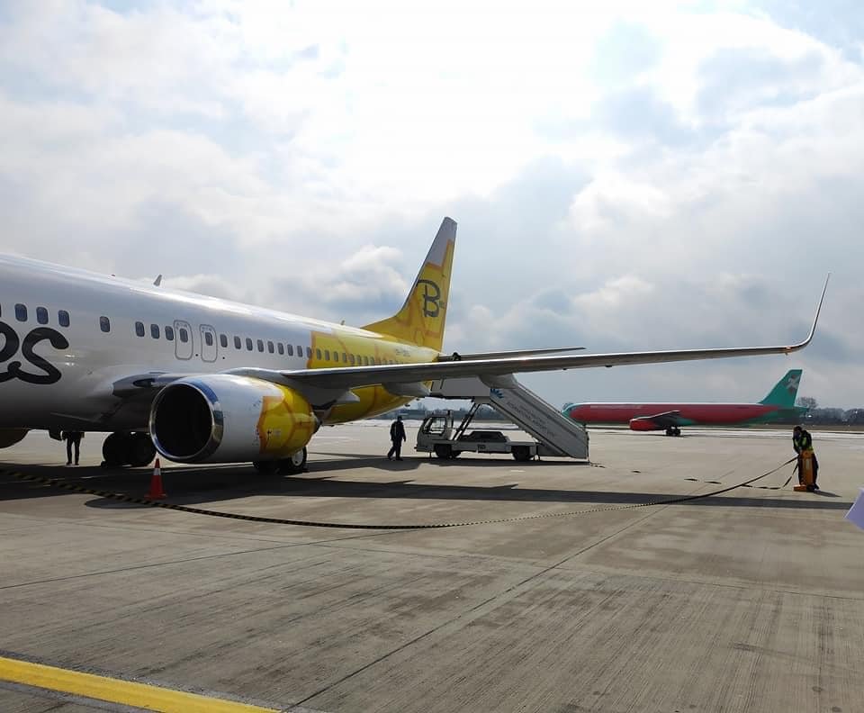 Літак авіакомпанії Bees Airline вперше прилетів до Львова