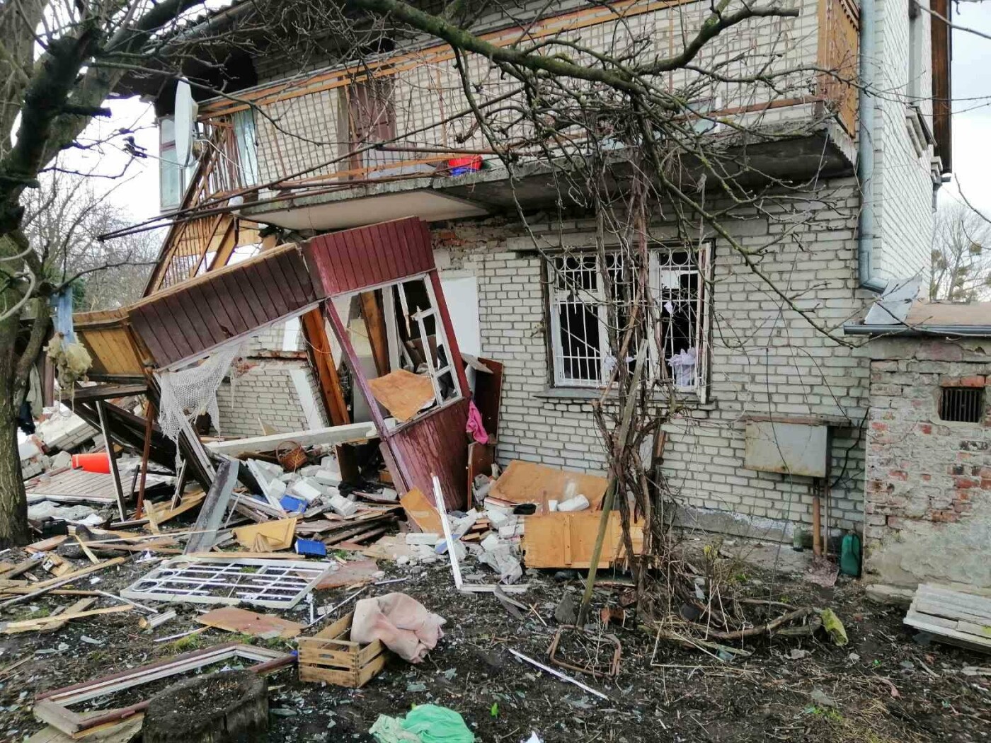Вибух газу у будинку, Фото: ДСНС