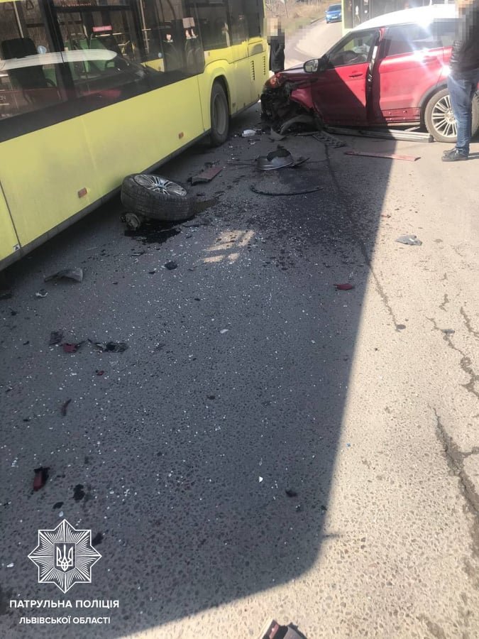 ДТП у Львові, Фото: пресслужби Патрульної поліції Львівщини