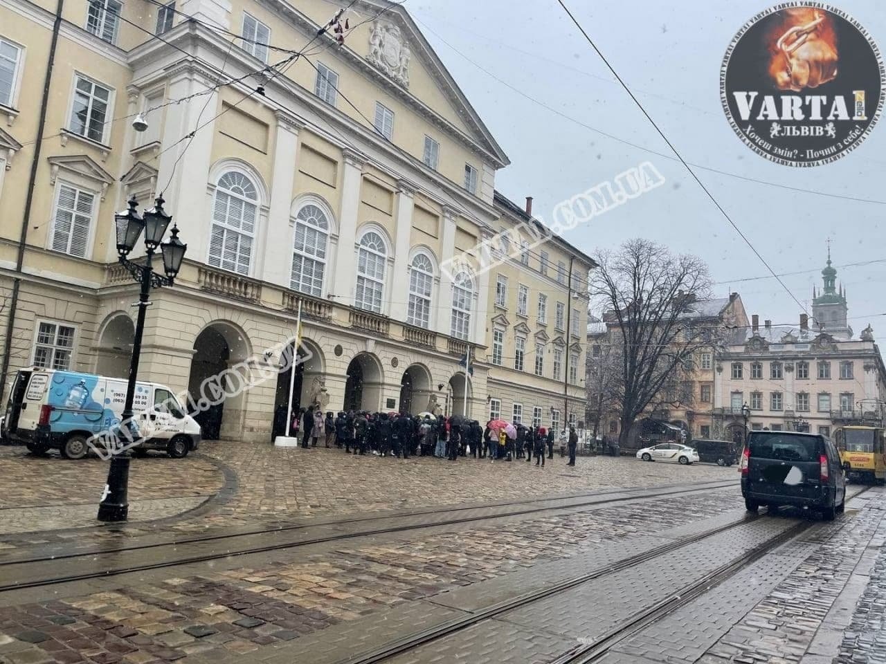Пікет у Львові біля Ратуші, Фото: varta1.com.ua