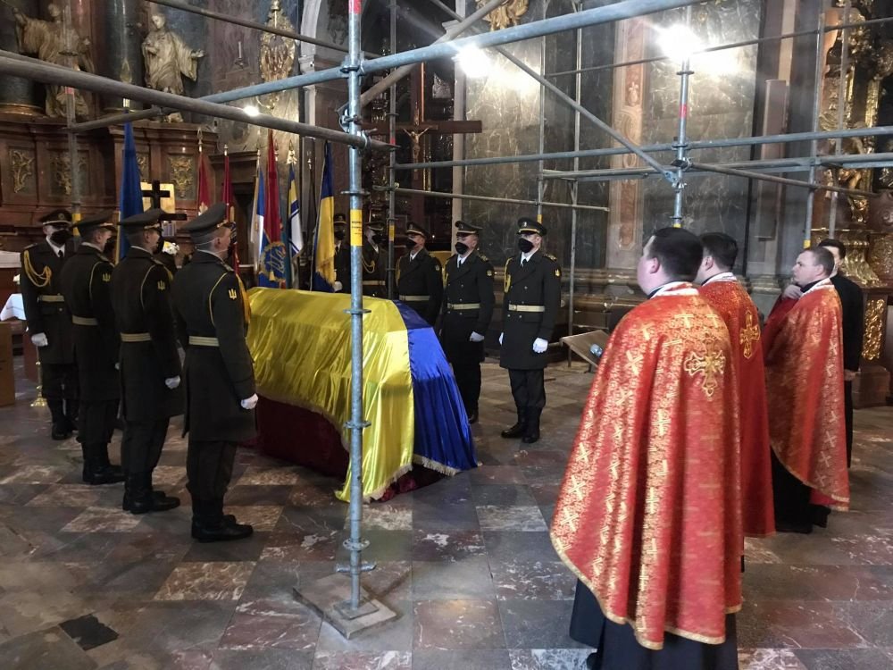 У Львові попрощалися із загиблим військовослужбовцем Ігорем Байталою, Фото: пресслужби Львівської міськради