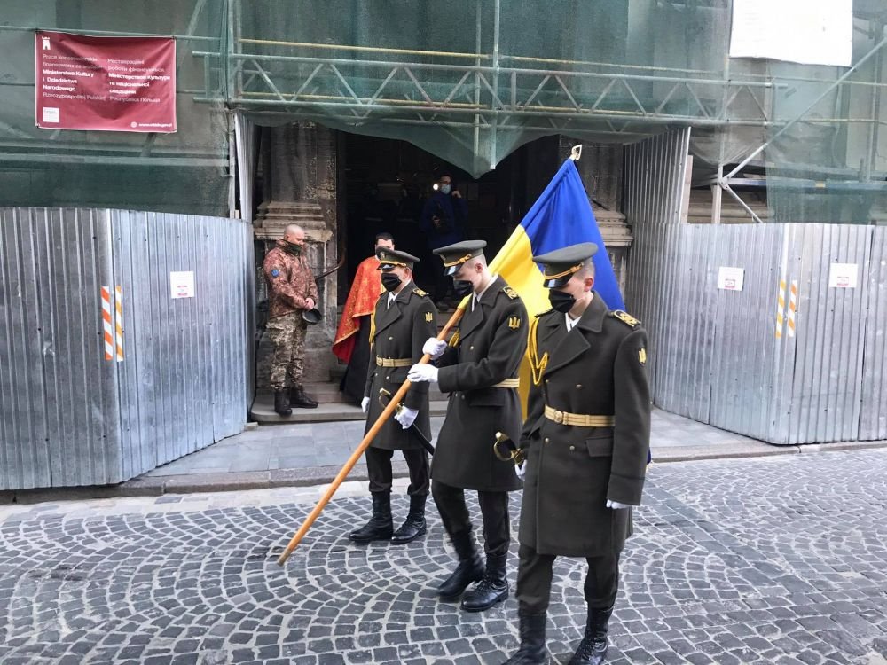 У Львові попрощалися із загиблим військовослужбовцем Ігорем Байталою, Фото: пресслужби Львівської міськради
