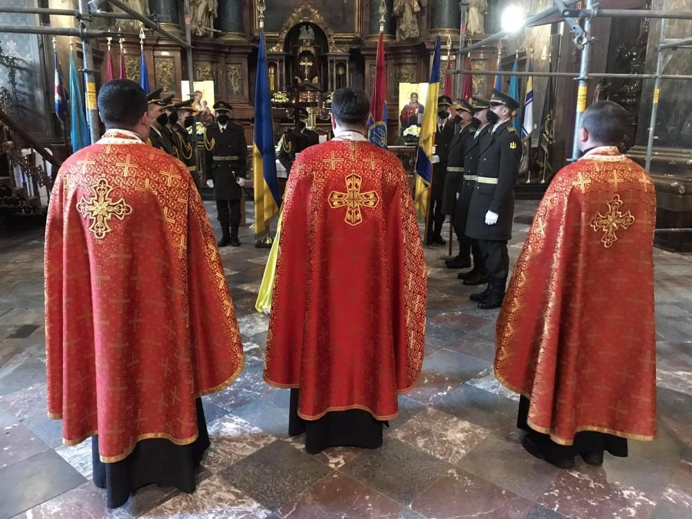 У Львові попрощалися із загиблим військовослужбовцем Ігорем Байталою, Фото: пресслужби Львівської міськради