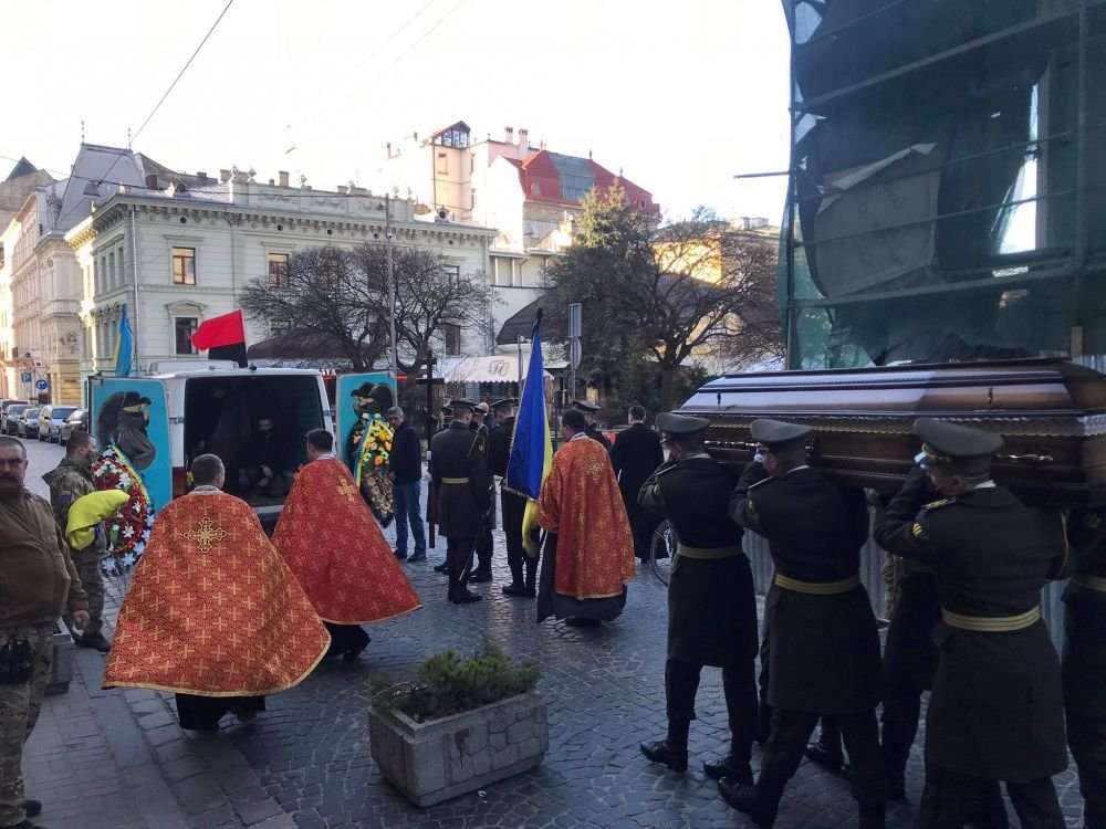 У Львові попрощалися із загиблим військовослужбовцем Ігорем Байталою, Фото: пресслужби Львівської міськради