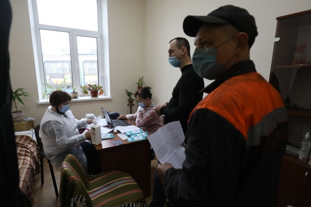 Вакцинація від коронавірусу у Львові, Фото: пресслужби Львівської міськради