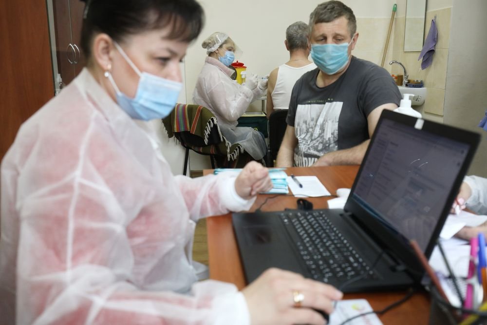 Вакцинація від коронавірусу у Львові, Фото: пресслужби Львівської міськради