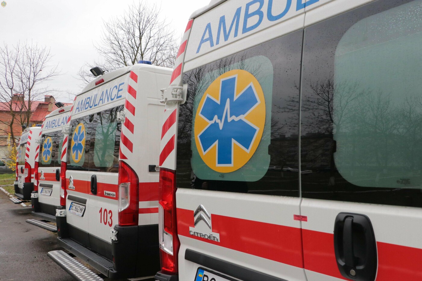 На Львівщину передали 10 нових автомобілів "швидкої", Фото: пресслужби Львівської ОДА
