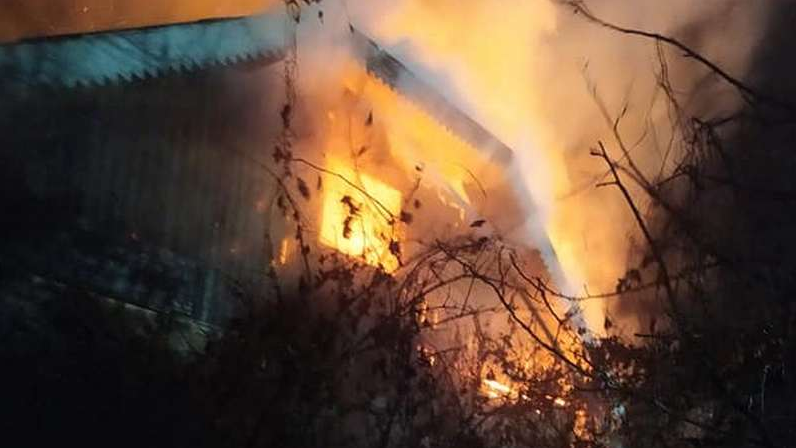Пожежа у селі Чишки на Львівщині