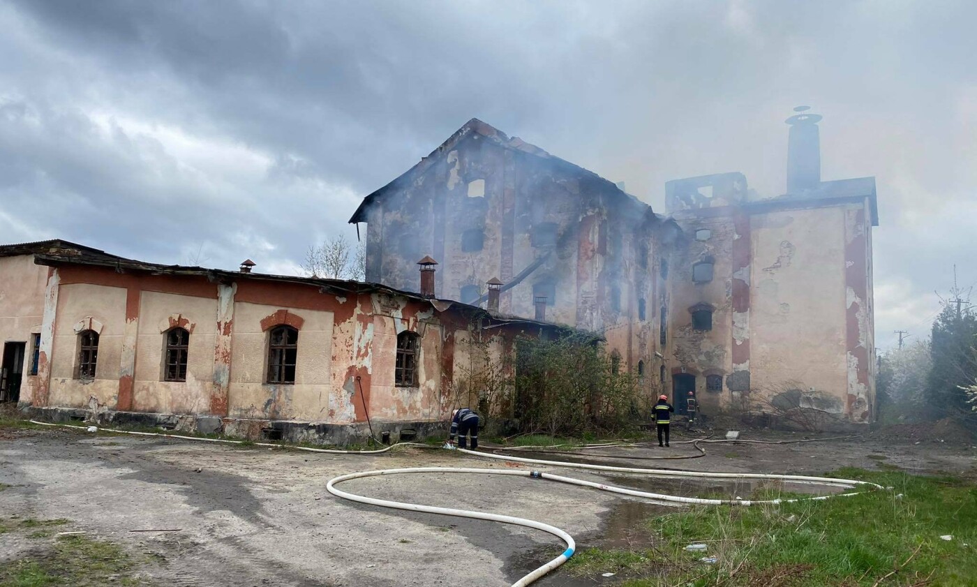 Пожежа у місті Радехів Пожежа у місті Радехів, Фото: ДСНС у Львівській області