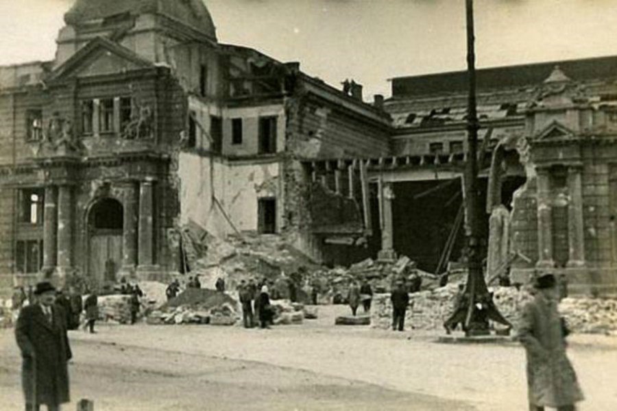 Зруйнований Головний залізничний вокзал, 1939 рік